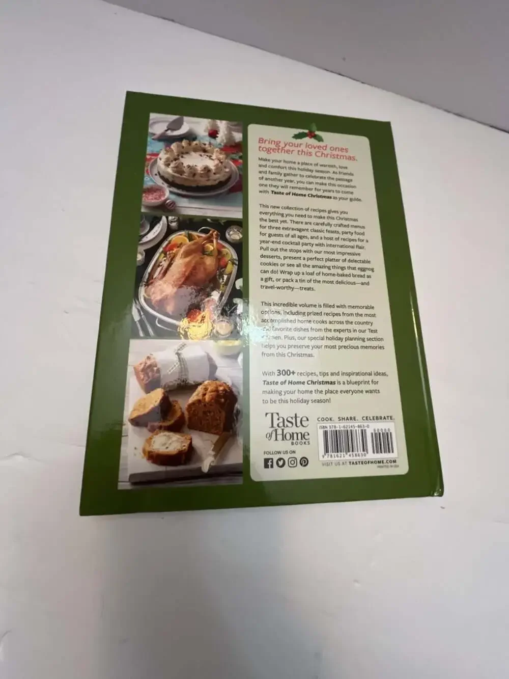 Taste of Home Christmas 2022 Hardcover Cookbook